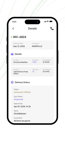 KPoD - Proof of Delivery screenshot