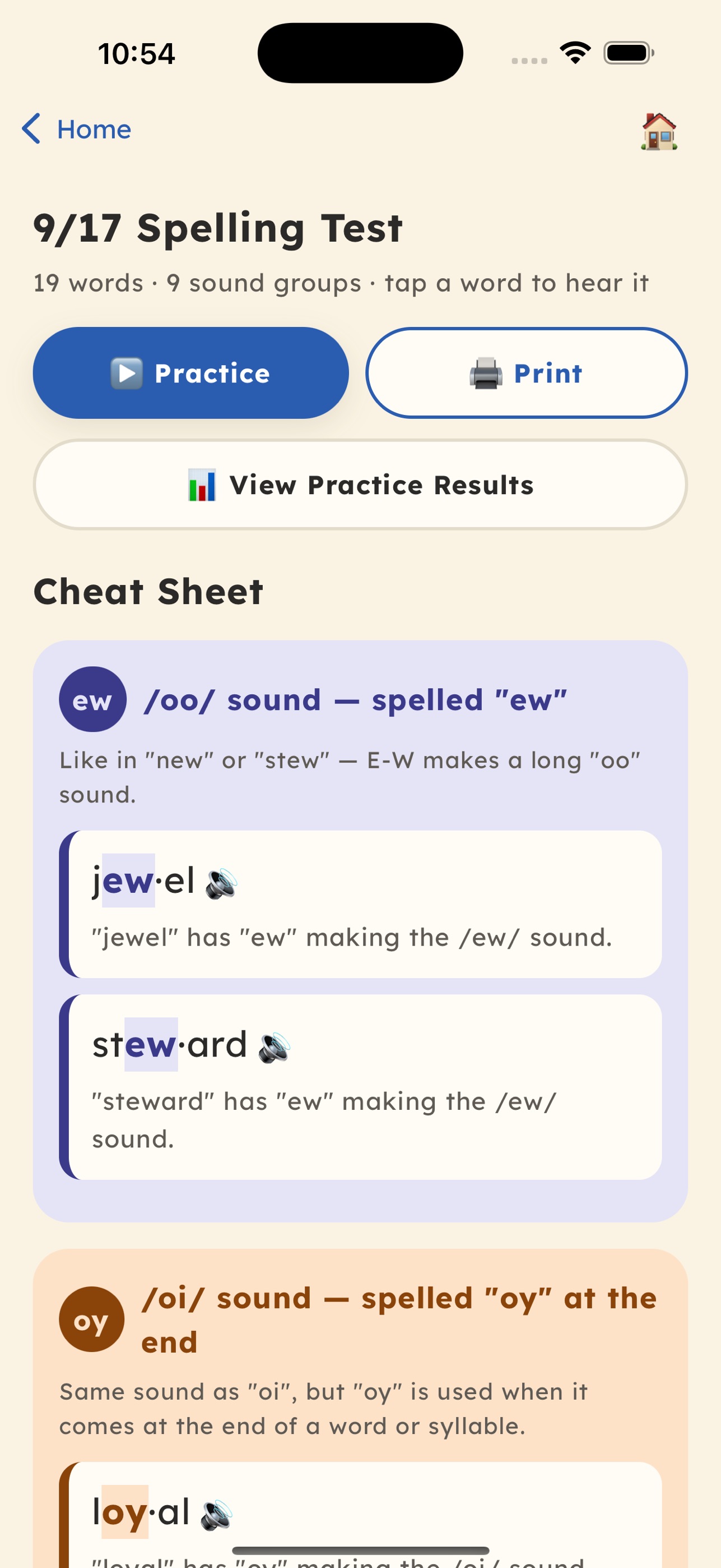 Screenshot 2 of Spelling Cue