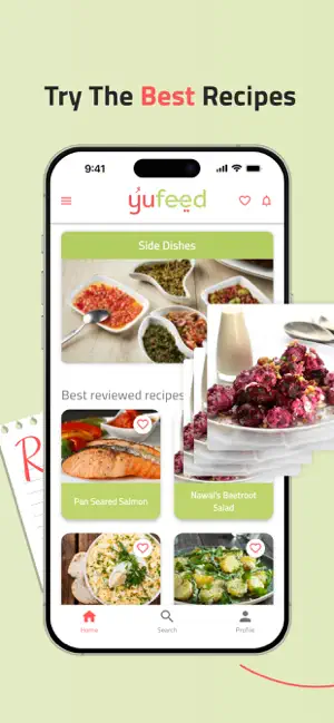 yufeed: Meal Planner Recipes screenshot 2