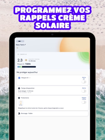 Indice UV : Bronzage & Soleil iPad screenshot 3
