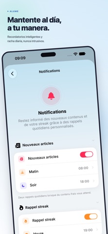 Alume : RSS & Podcasts IA iPhone screenshot 7