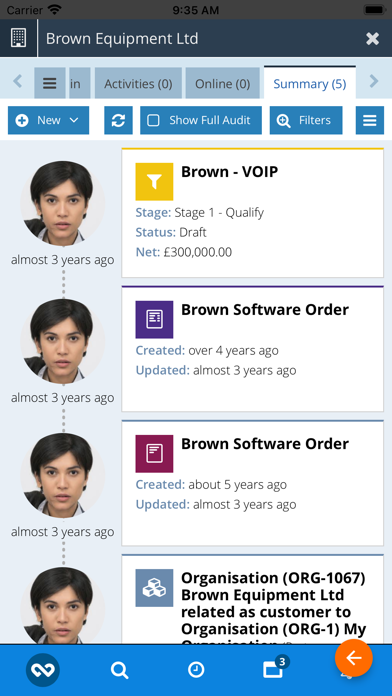 Screenshot #3 pour Workbooks CRM Mobile