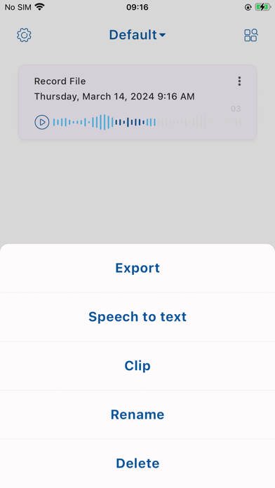 Screenshot #3 pour StarVoice - Audio Recorder