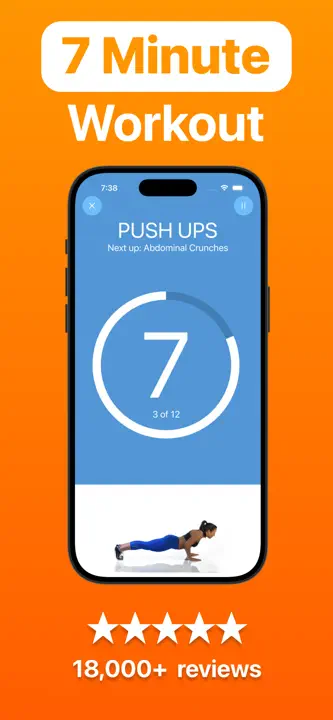 7 Minute Workoutのスクリーンショット（1/10）