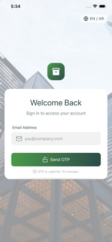 Procurement KSA screenshot
