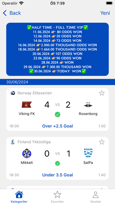 Genius Bet Betting Tips Screenshot