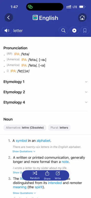 English Dictionary - Offline screenshot 2 of 5