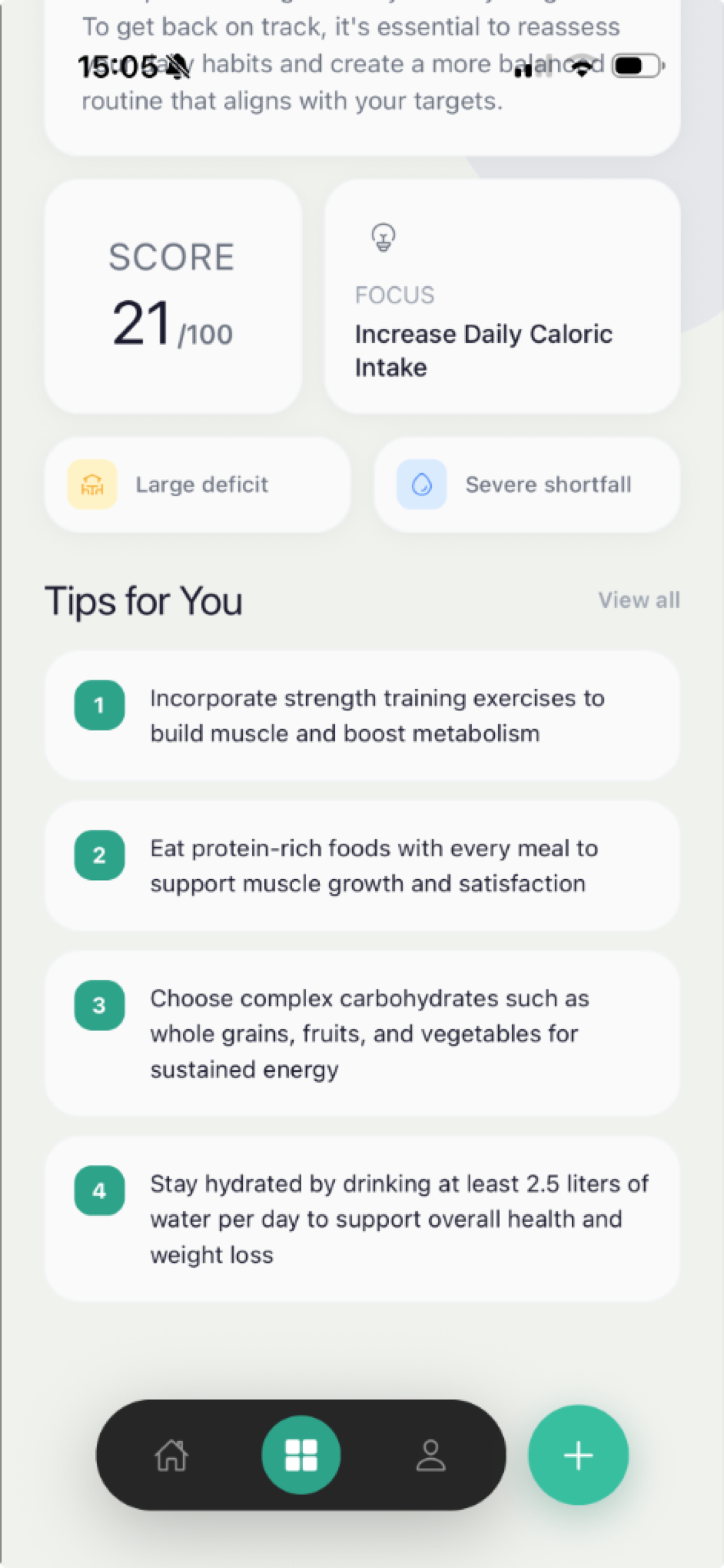 Fit Forge - Calorie Tracker