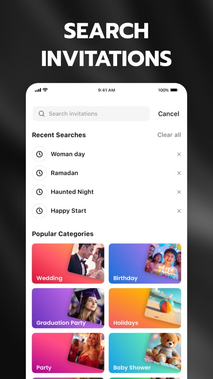 Paper-free: Invitation Maker