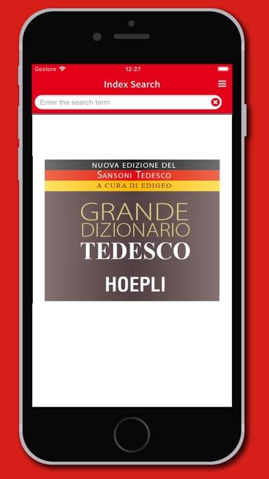 Dizionario Tedesco Hoepli Screenshot
