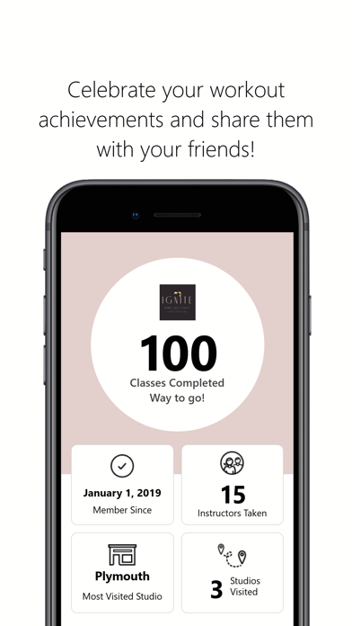 Ignite Barre and Fitness iPhone screenshot 6 - Health & Fitness app