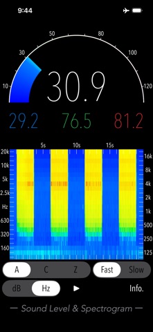 Sound Level & Spectrogram Screenshot 6 of 8