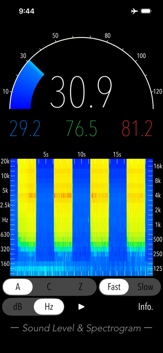 Sound Level & Spectrogram Screenshot 6 of 8