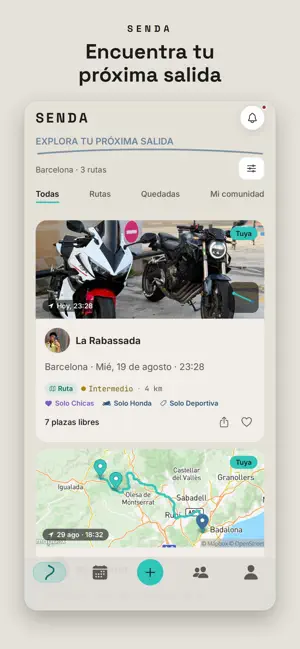 SENDA - Motorcycle community screenshot 2