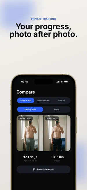 Body Tracker: Progress Photos screenshot 1