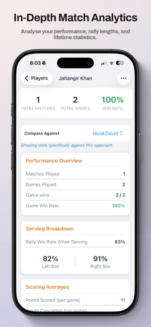 Squash Scorekeeper screenshot 2