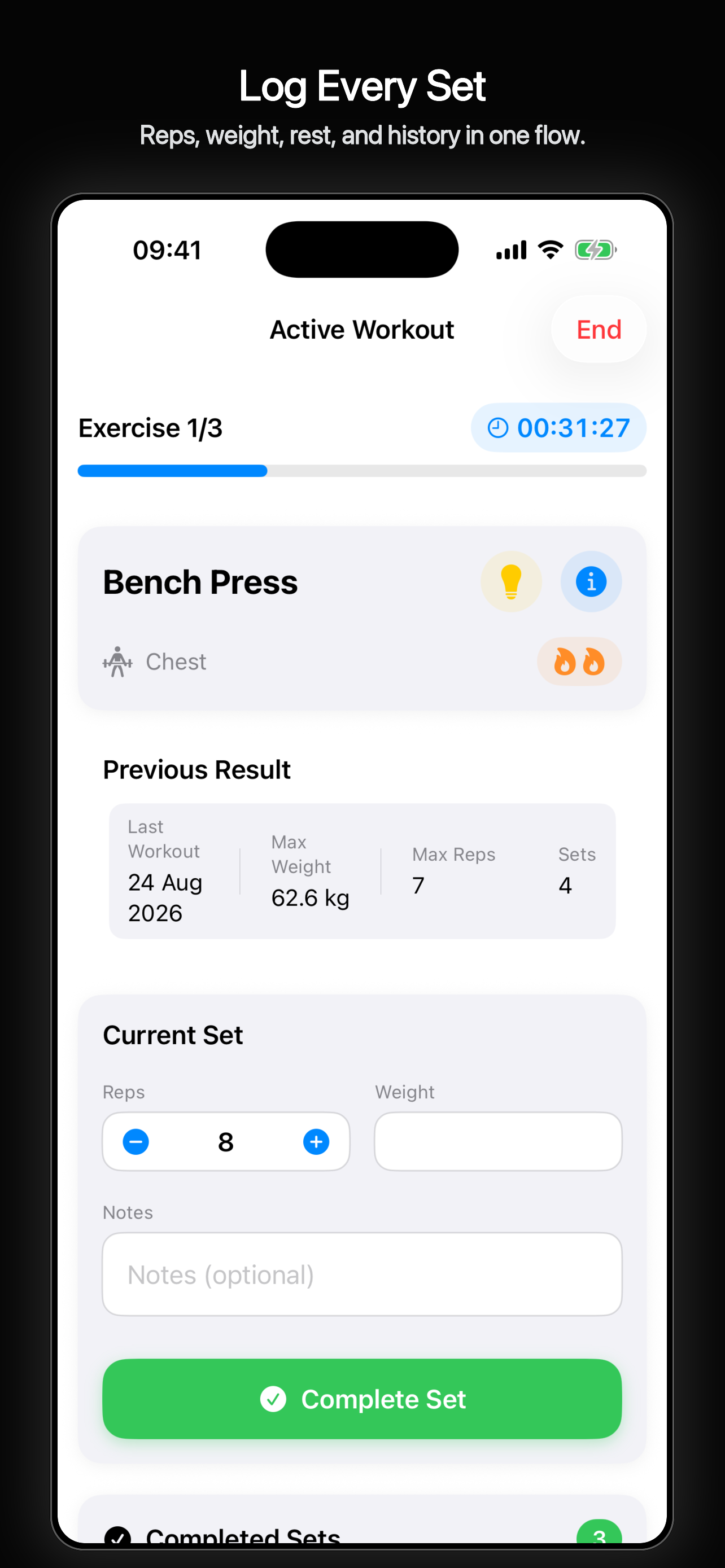 WinGym - Gym Workout Tracker screenshot 2