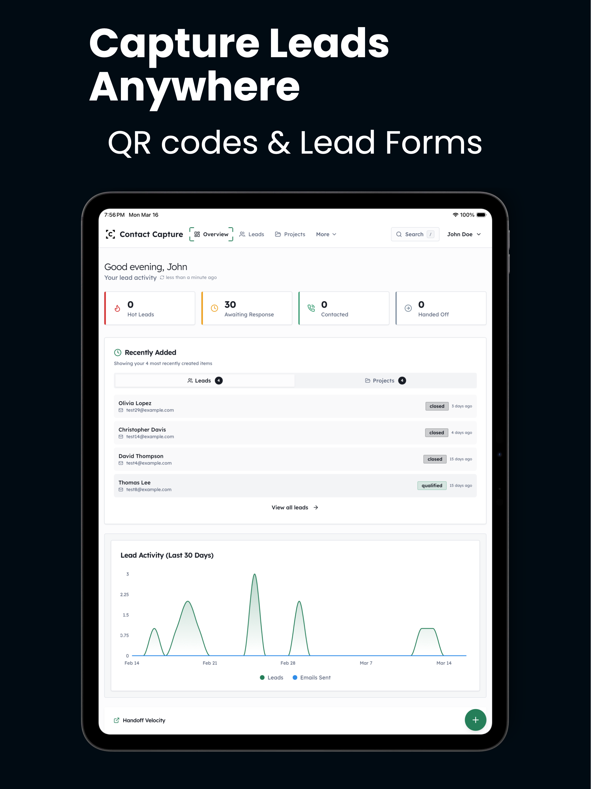 Contact Capture - Lead Intake