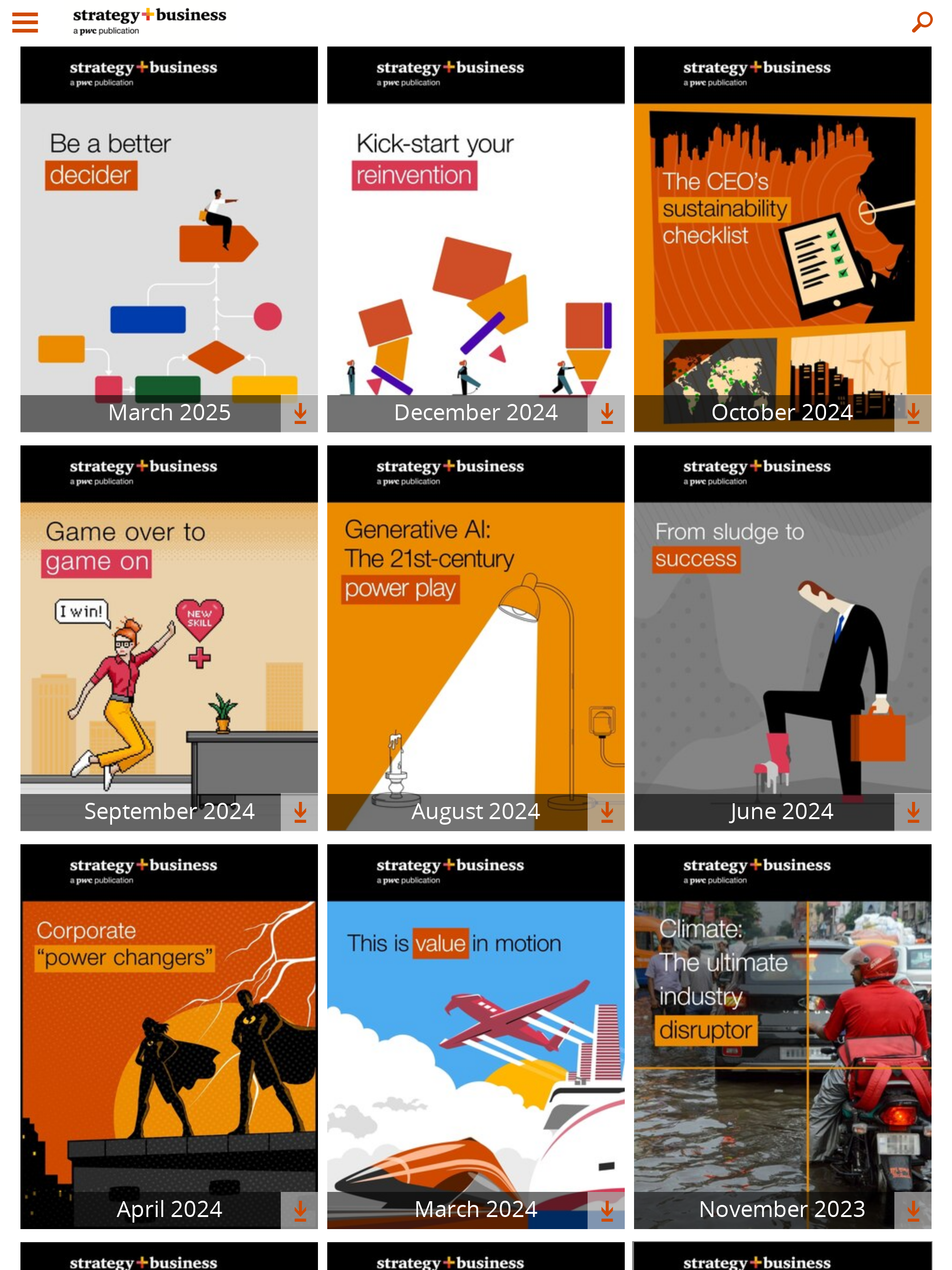 strategy+business magazine