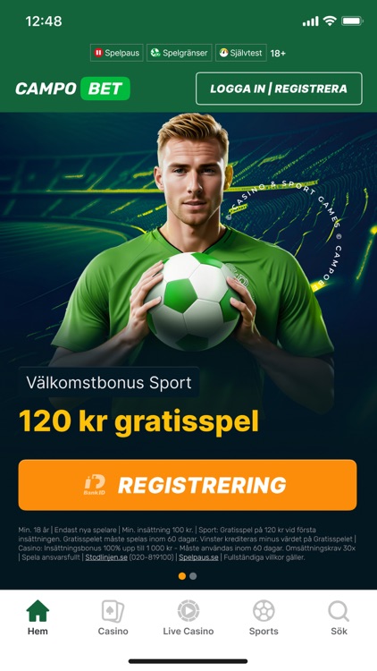 Campobet: Betting odds, casino