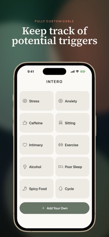 Intero: Pelvic & Bladder Pain iPhone screenshot