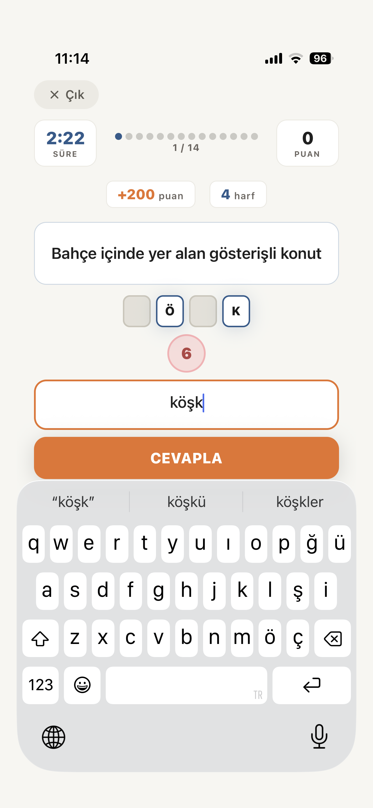 HECE: Türkçe Kelime Oyunu