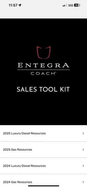 Entegra Coach Sales Tool Kit screenshot 2
