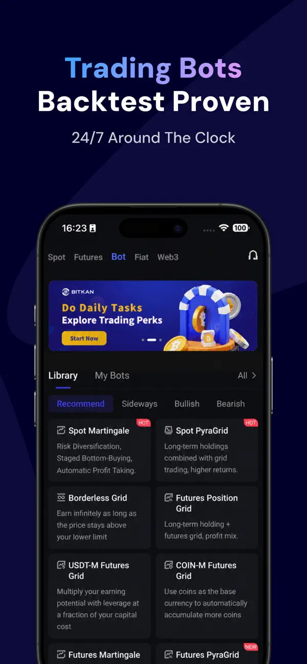 Screenshot #3 pour BitKan: Trade Bitcoin & Crypto