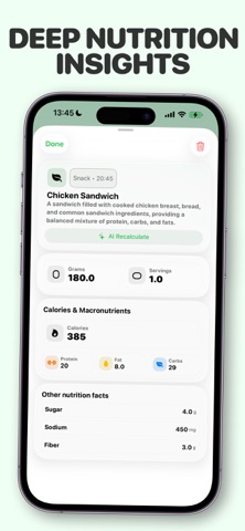 Calorie Tracker – Numi AI Screenshot 3 of 4