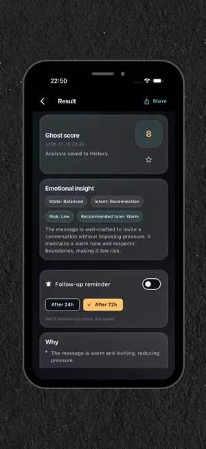 Unghost — Message Analyzer screenshot 4
