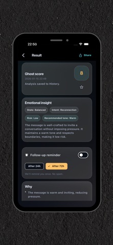 Unghost — Message Analyzer Screenshot 4 of 4