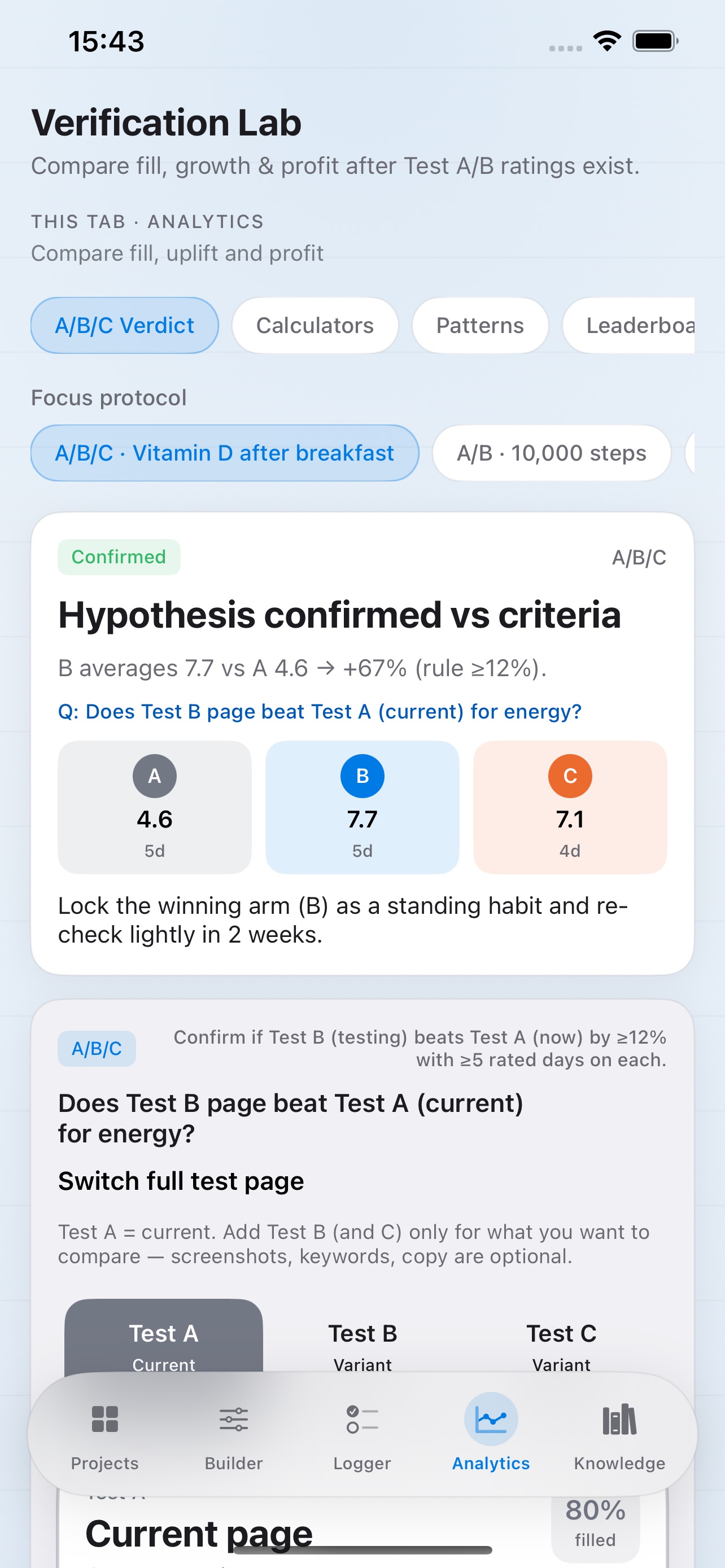 Screenshot 5 of Controlled Research: Self Test