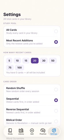 Scripture Cards screenshot