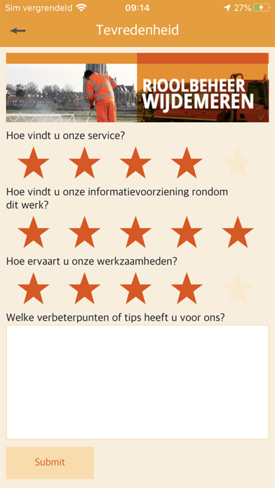 Rioolbeheer Wijdemeren Screenshot