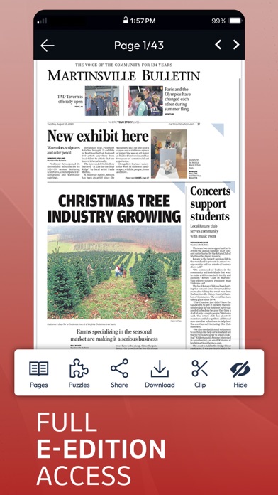 Martinsville Bulletin Screenshot