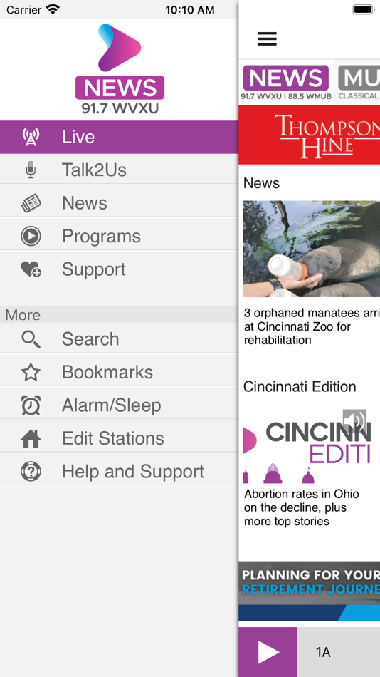 #3. Cincinnati Public Radio (iOS) Podle: Cincinnati Public Radio, Inc.