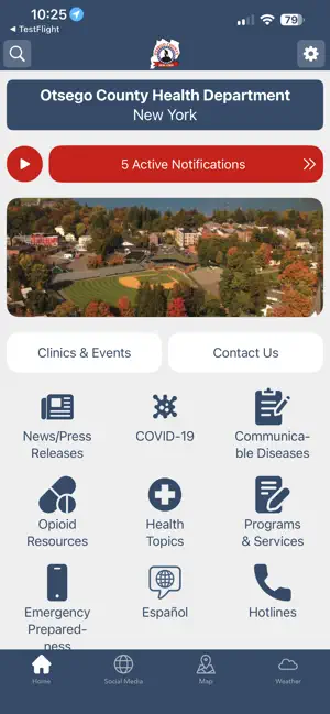 Otsego Department of Health screenshot 1