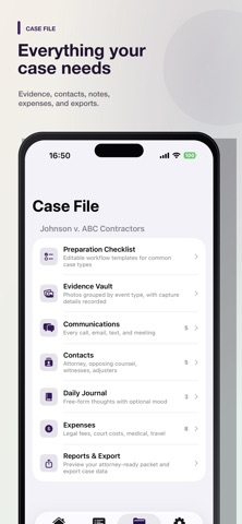 CaseKeep: Legal Case Organizer Screenshot 5 of 8