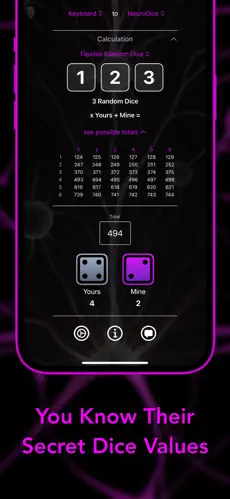 NeuroDice screenshot