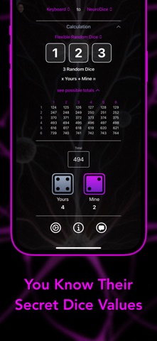 NeuroDice screenshot