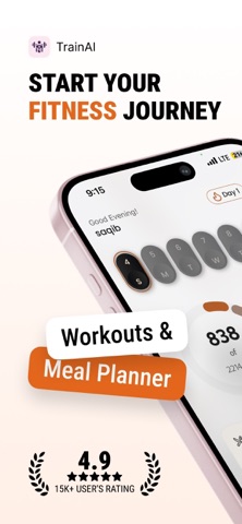 TrainAI: Workout & Meal Plan Screenshot 6 of 6