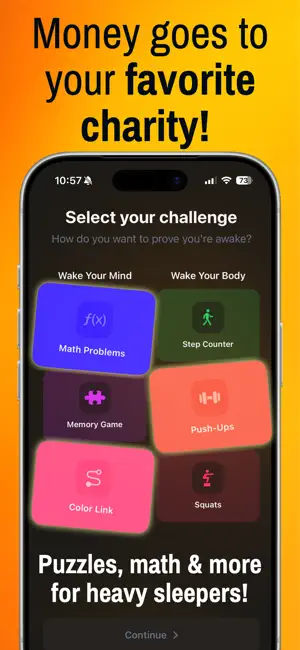 Donation Alarm Clock: Tethered screenshot 2