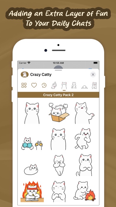 Screenshot 2 of Crazy Catty Animated App