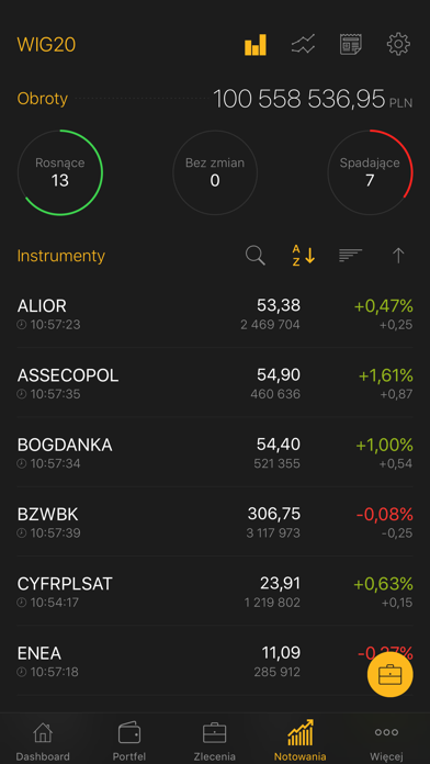 Alior Giełda Screenshot
