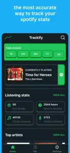 Trackify for Spotify Stats screenshot #1 for iPhone