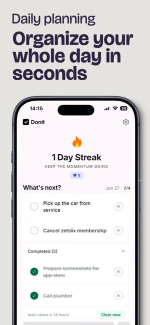 Donit - Daily Task Streak screenshot 2