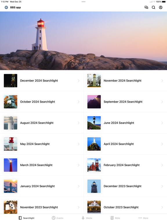 Berean Bible Society iPad screenshot 1 - Education app