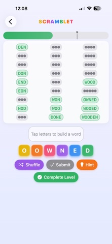 Scramblet - Word Puzzle Game screenshot 8