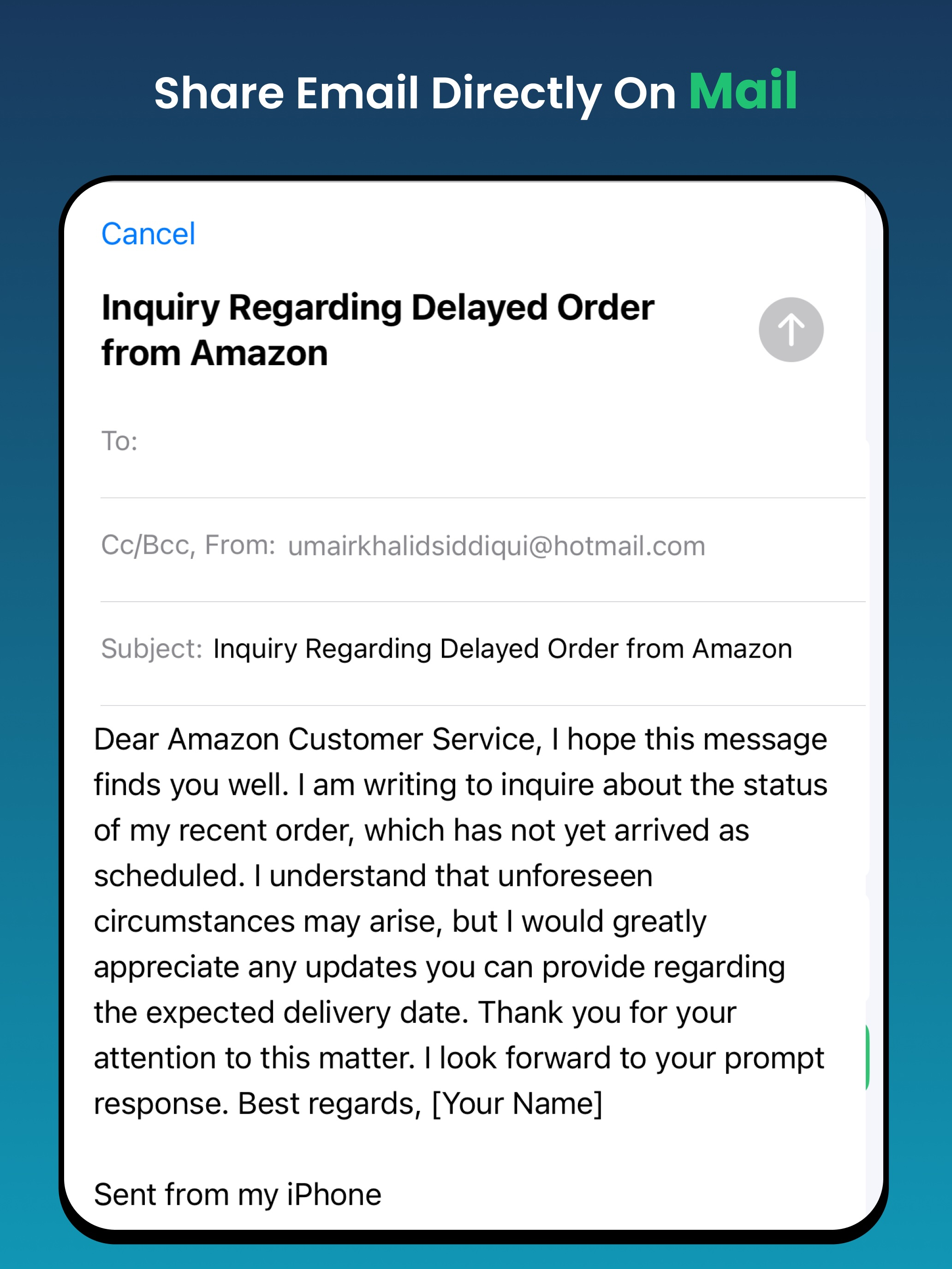Email Writer : AI Email Writer