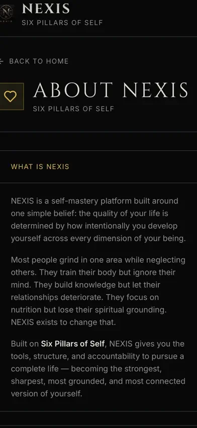 PILLAR NEXIS screenshot 3